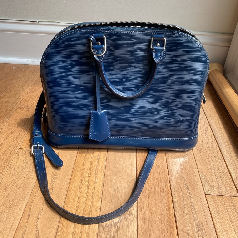 Alma blue pm bag